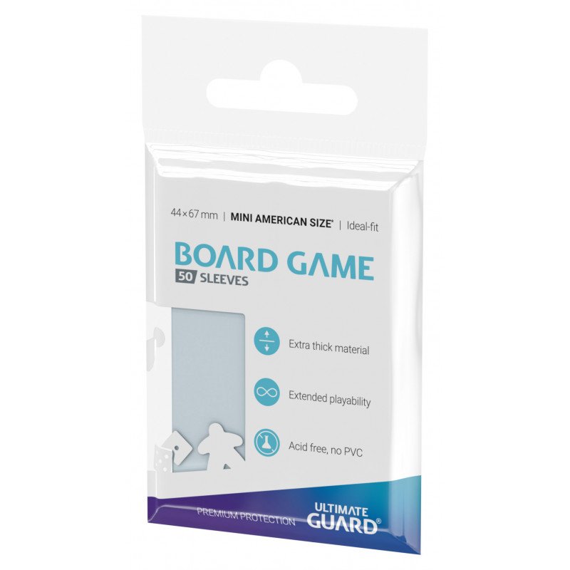 Ultimate Guard 50 pochettes Premium Soft Sleeves jeux de plateau américains petit format