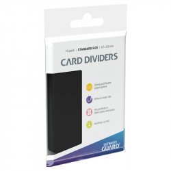 Ultimate Guard 10 intercalaires pour cartes Card Dividers taille standard Noir