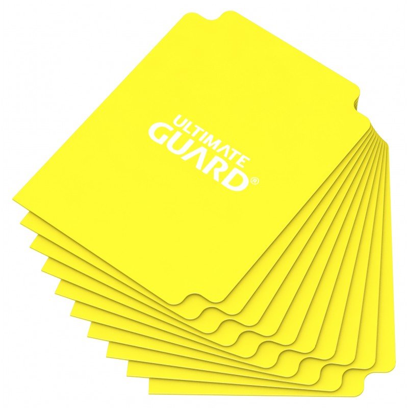 Ultimate Guard 10 intercalaires pour cartes Card Dividers taille standard Jaune