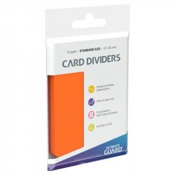Ultimate Guard 10 intercalaires pour cartes Card Dividers taille standard Orange