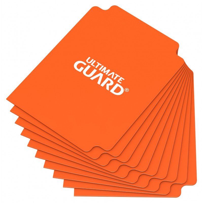 Ultimate Guard 10 intercalaires pour cartes Card Dividers taille standard Orange