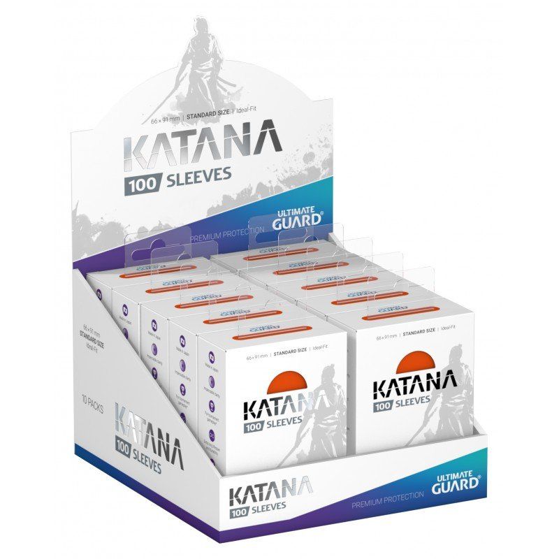 Ultimate Guard 100 pochettes Katana Sleeves taille standard Orange