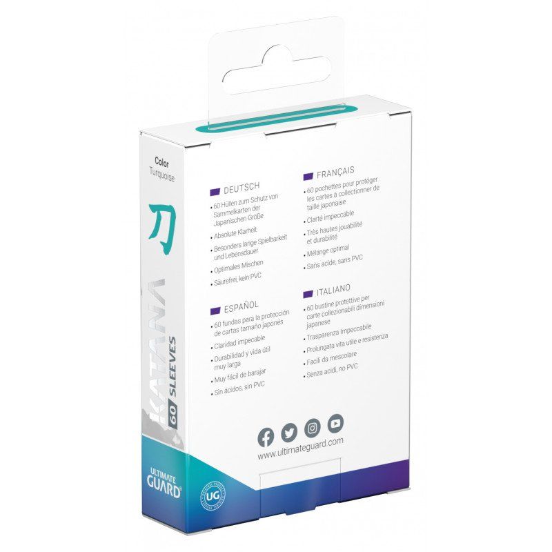 ULTIMATE GUARD Katana Sleeves Japanese Size Protège-carte