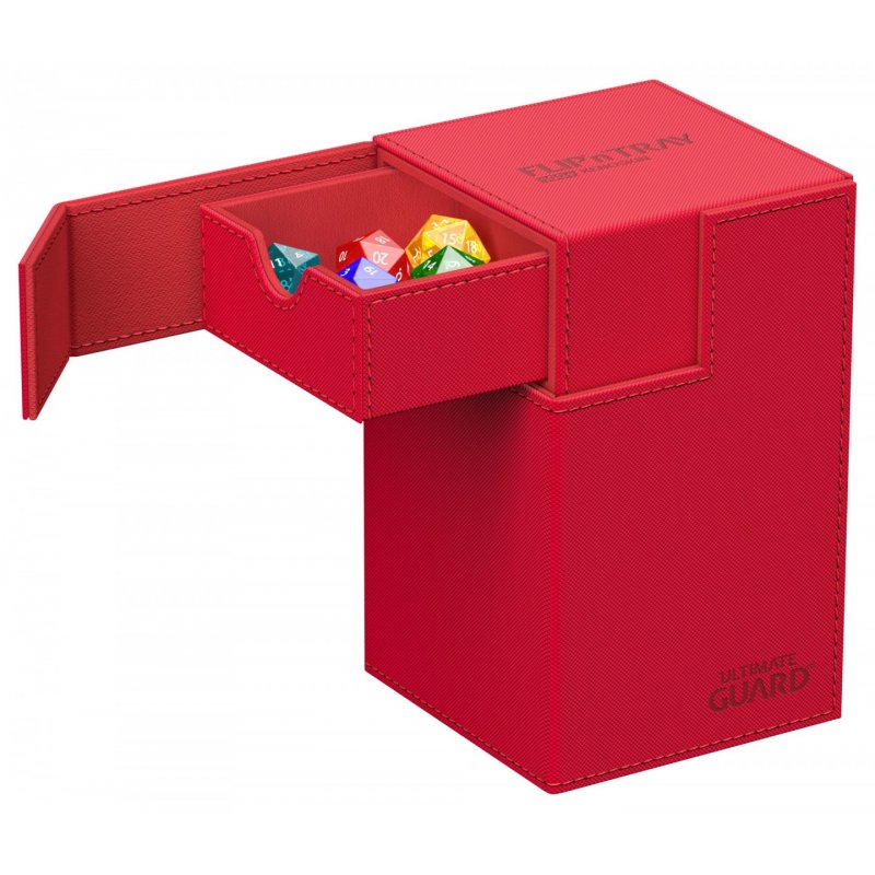 Ultimate Guard Flip`n`Tray 100+ XenoSkin Monocolor Rouge