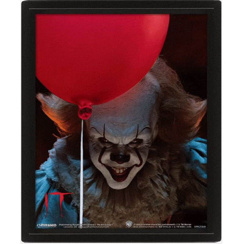 CA - 3D Lenticular Poster 26X20 - Pennywise Evil