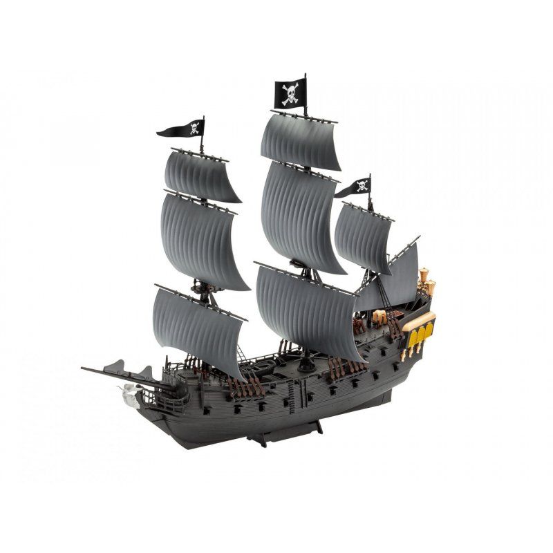 Pirates des Caraïbes La Vengeance de Salazar maquette Easy-Click 1/150 Black Pearl 26 cm
