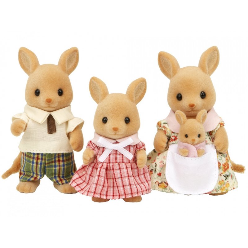 Sylvanian Families Kangaroo Family (EURO version: Short nose)