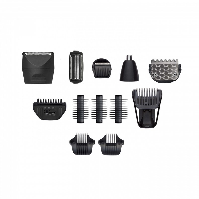 BaByliss Japanese Steel 12 in 1 Multi Trimmer Noir, Bleu Lithium-Ion (Li-Ion)