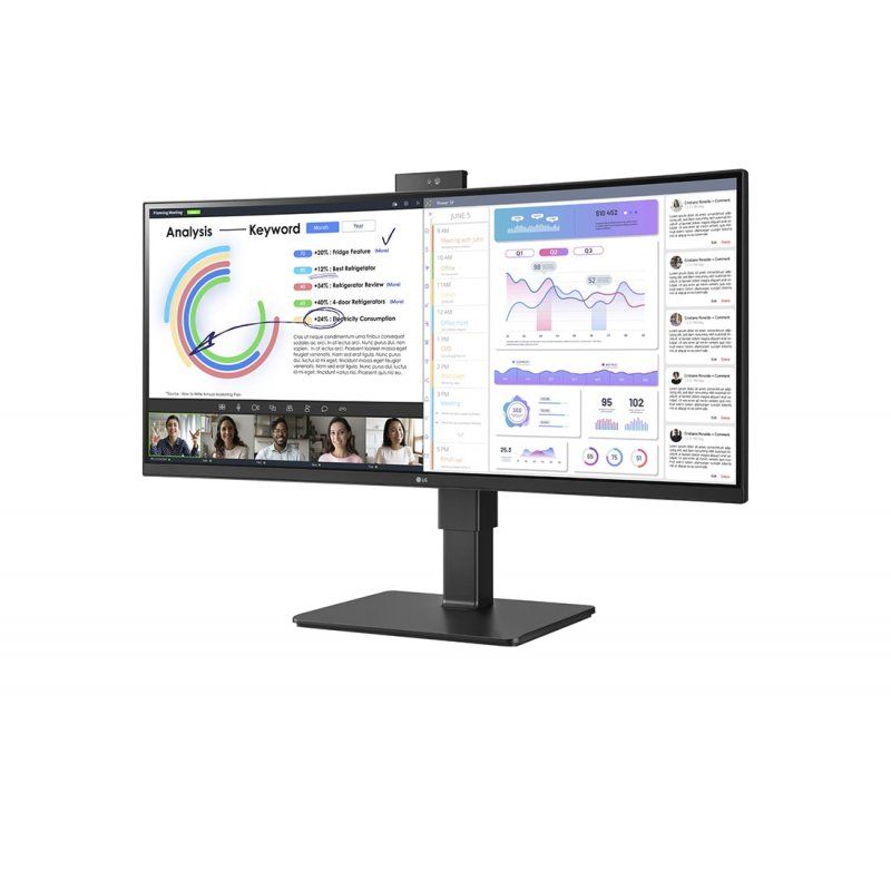 LG LCD 34BQ77QC-B 34" black UltraWide