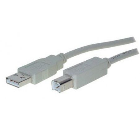 S-Conn 3m USB 2.0 A - USB 2.0 B USB cable USB A USB B Grey