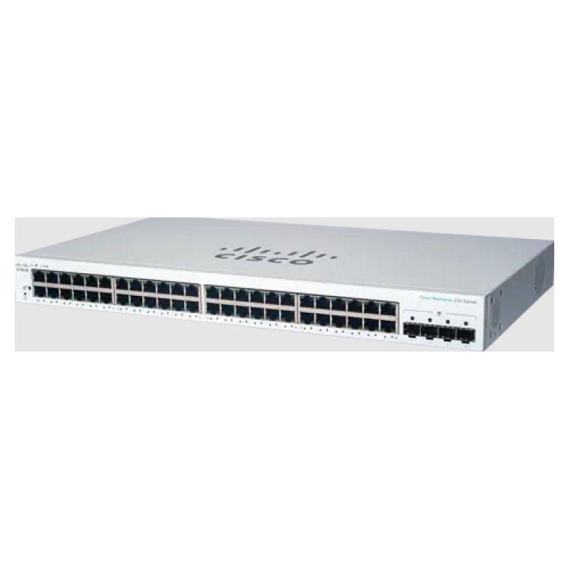 Cisco CBS220-48T-4G Managed L2 Gigabit Ethernet (10/100/1000) 1U White