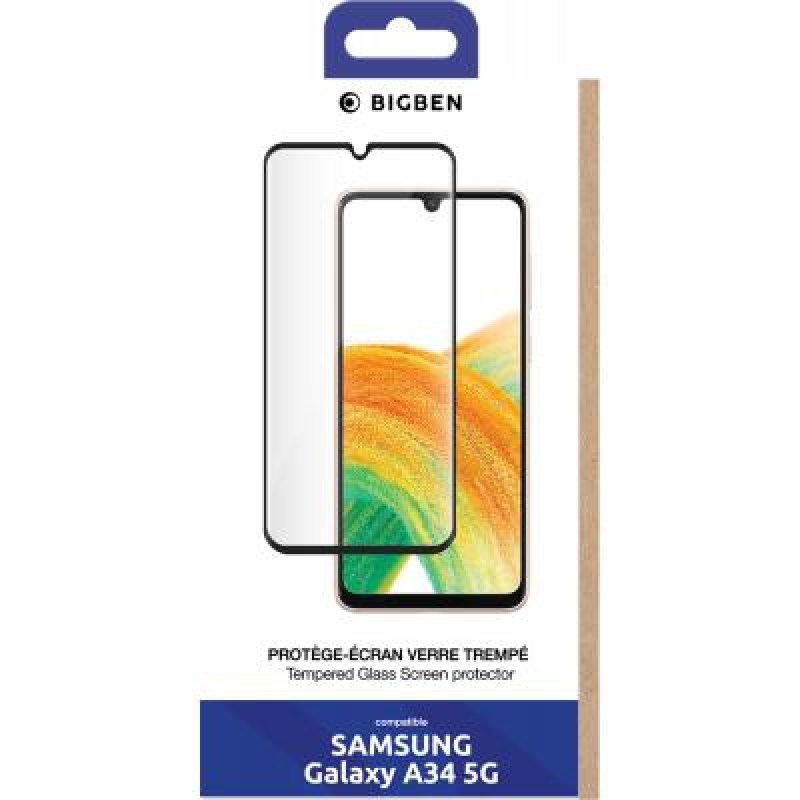 BIG BEN PEGLASSGA345G écran et protection arrière de téléphones portables Protection d'écran transparent Samsung 1 