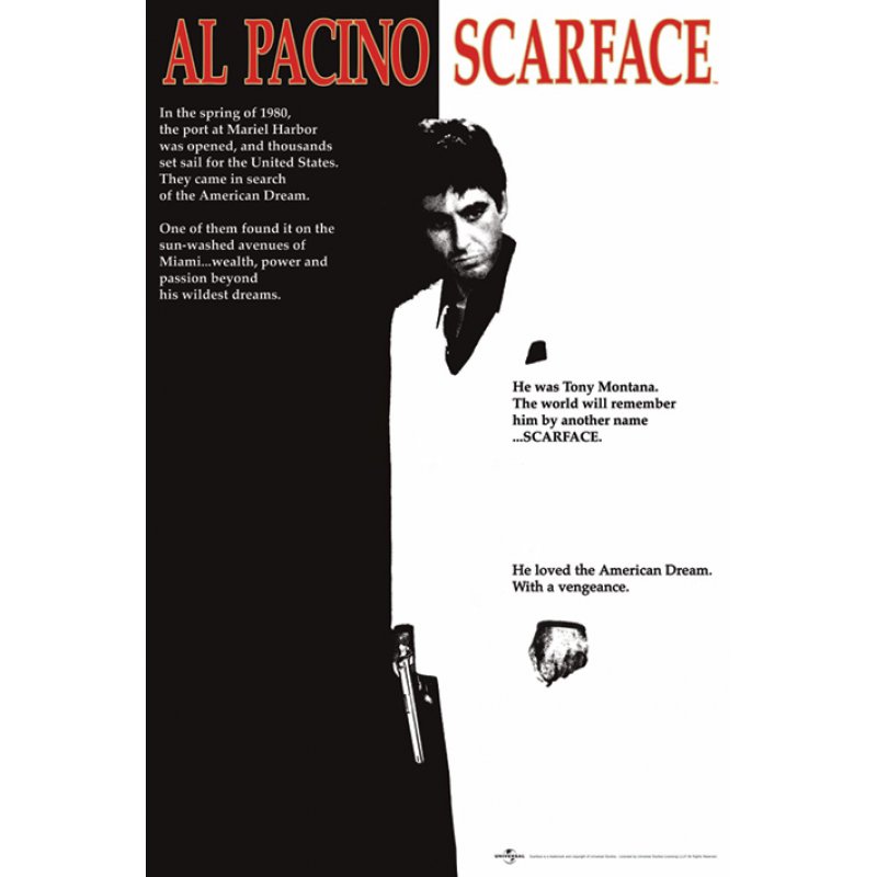Scarface - Movie Cover Maxi Poster