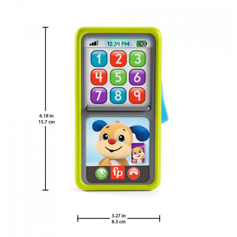 Fisher-Price - Laugh & Learn - 2-in-1 Slide to Learn Smartphone (HNL41)