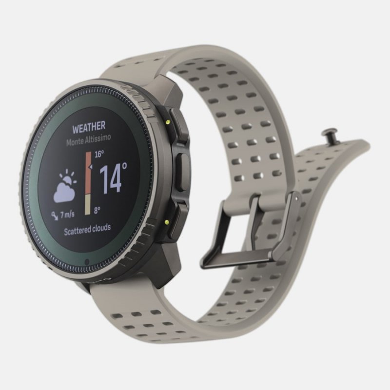 Suunto SS050860000 smartwatche et montre de sport 3,56 cm (1.4") Matricielle 49 mm 280 x 280 pixels Écran tactile Titan