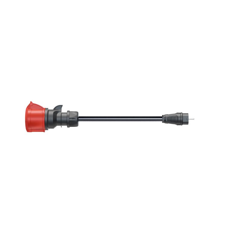 go-e CH-04-02 power extension 0.3 m 1 AC outlet(s) Indoor Black, Red