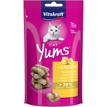 Vitakraft Cat Yums Chat Friandises Fromage 40 g