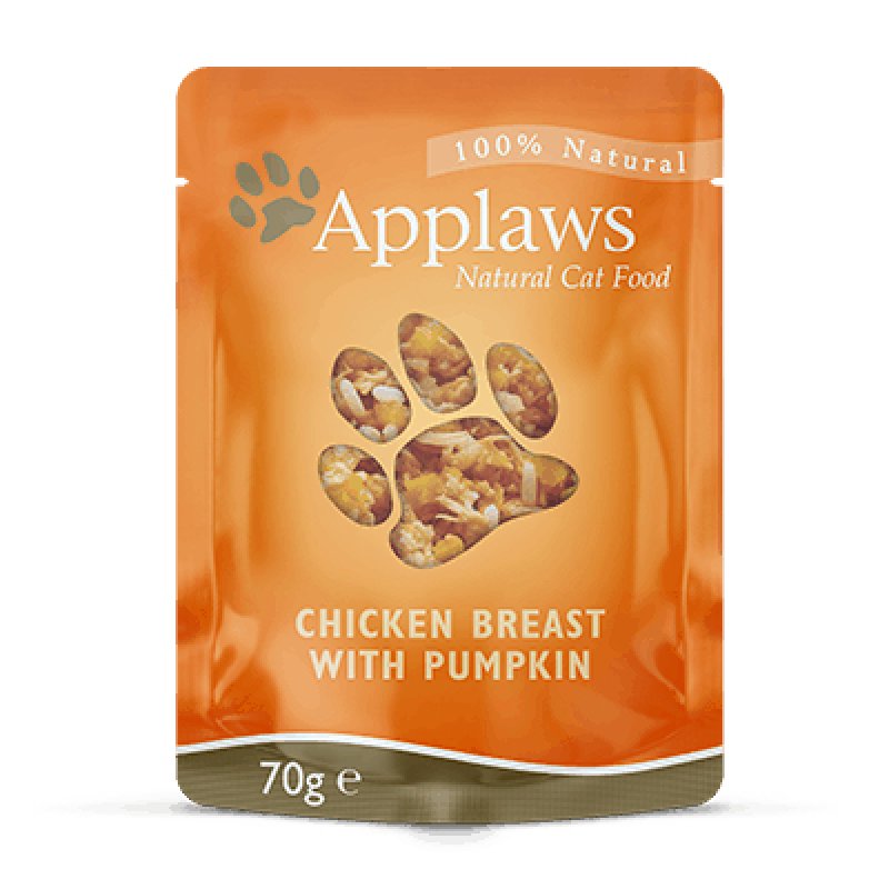 Applaws - Wet Cat Food 70 g pouch - Chicken & Pumpkin (178-001)