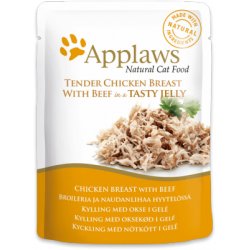 Applaws - Wet Cat Food 70 g Jelly pouch - Chicken & beef (178-252)
