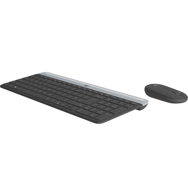 Logitech MK470 clavier Souris incluse RF sans fil AZERTY Belge Graphite