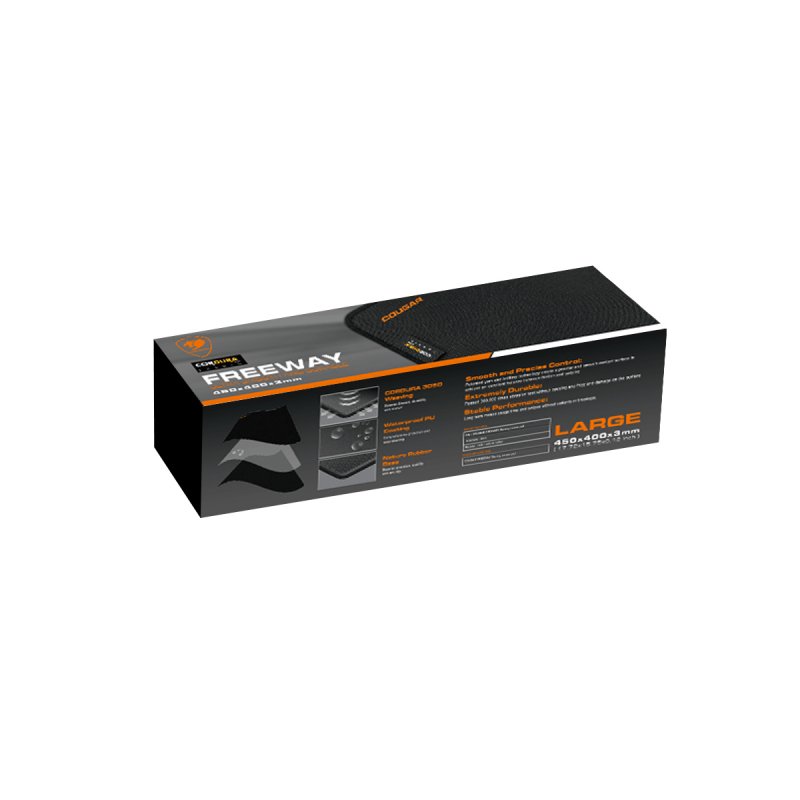 Cougar 3PFRWLXBRB3.0001 tapis de souris Tapis de souris de jeu Noir