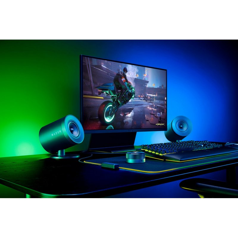 Razer Nommo V2 Pro loudspeaker Full range Black Wired & Wireless