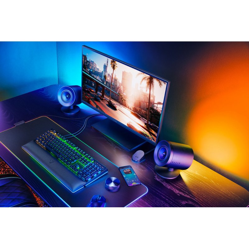 Razer Nommo V2 Pro loudspeaker Full range Black Wired & Wireless