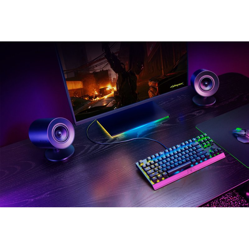 Razer Nommo V2 X haut-parleur Plage complète Noir Avec fil &sans fil