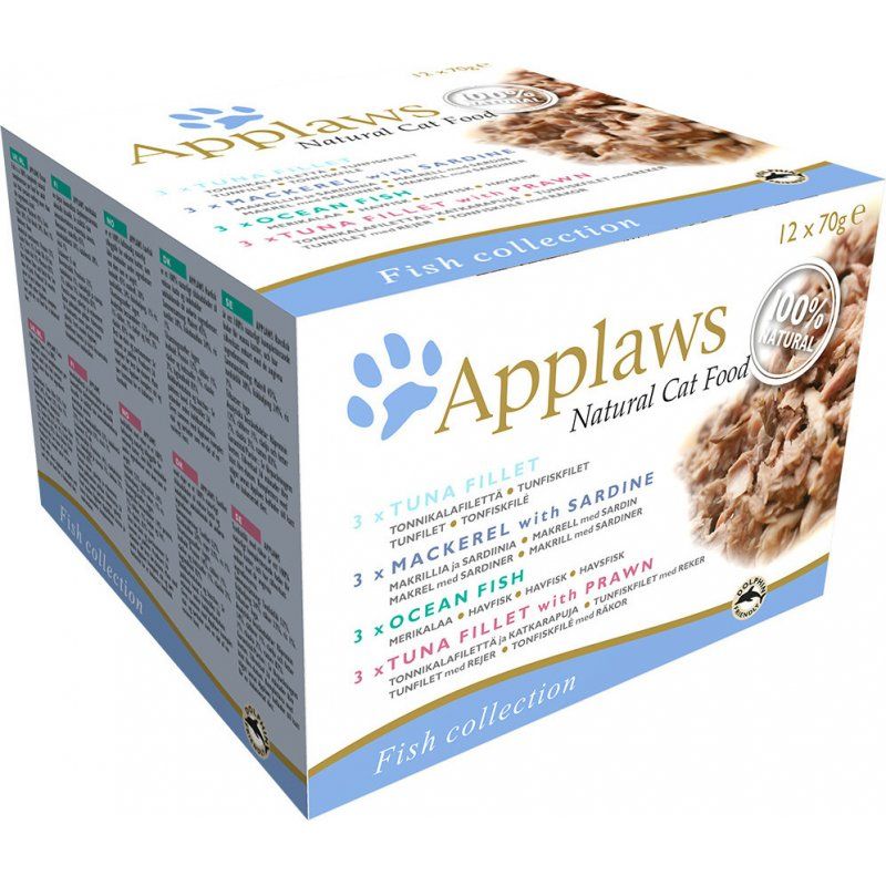 Applaws - Wet Cat Food Multipack 12x70gr - Fish collection (171-018)