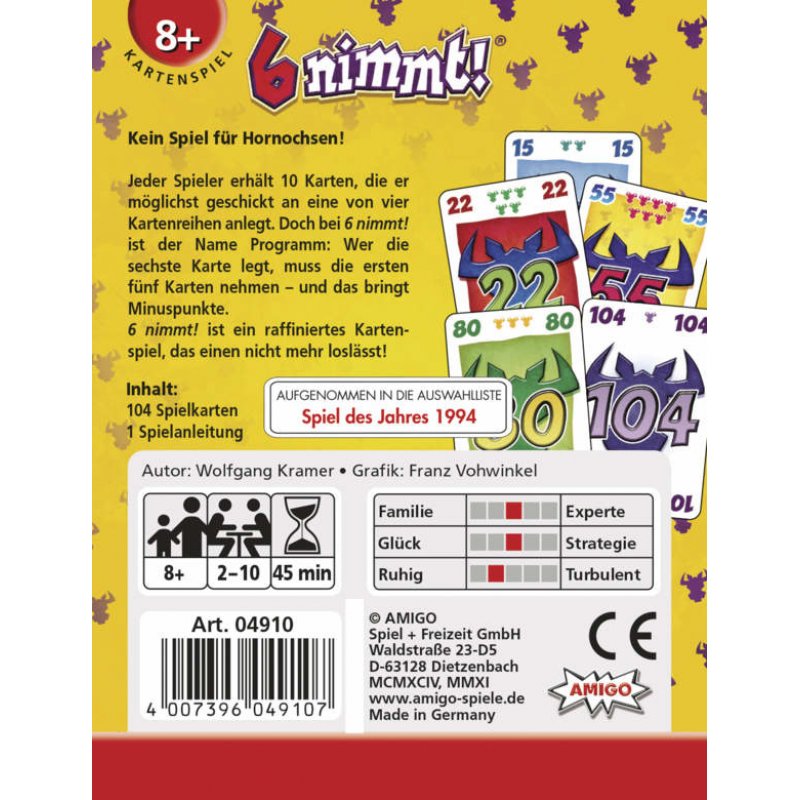 Amigo 6 nimmt!  04910