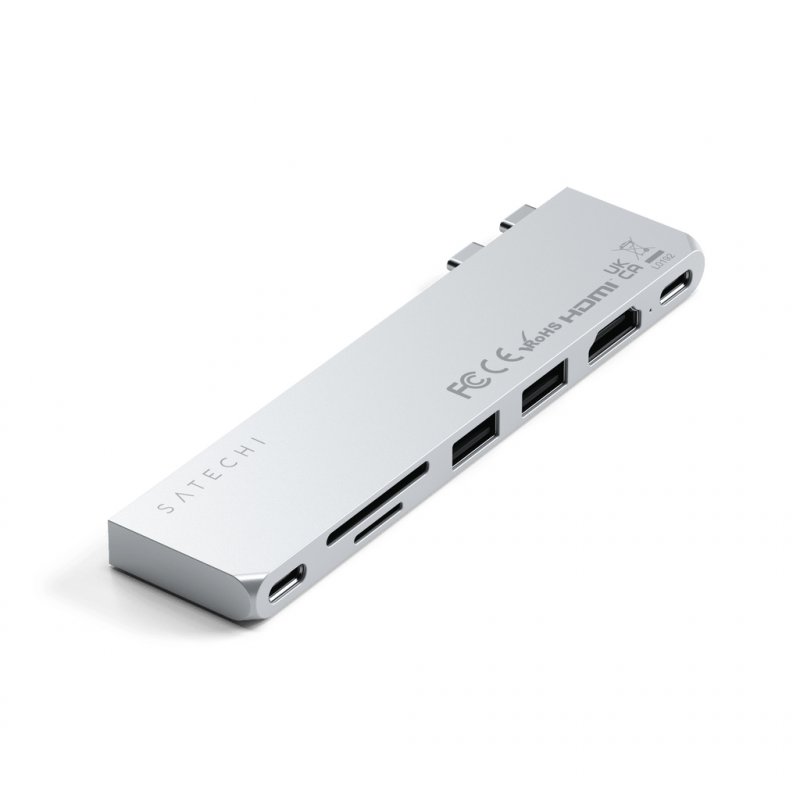 SATECHI- HUB PRO SLIM USB-C SILVER