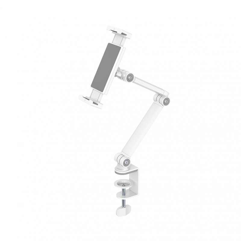 TABLET DESK CLAMP (SUITED FROM 4.7IN UP TO 12.9IN) WHITE