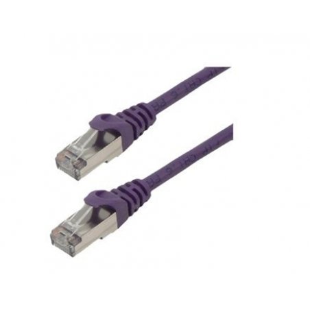 MCL FCC6BM-0.5M/VI networking cable Violet Cat6 F/UTP (FTP)