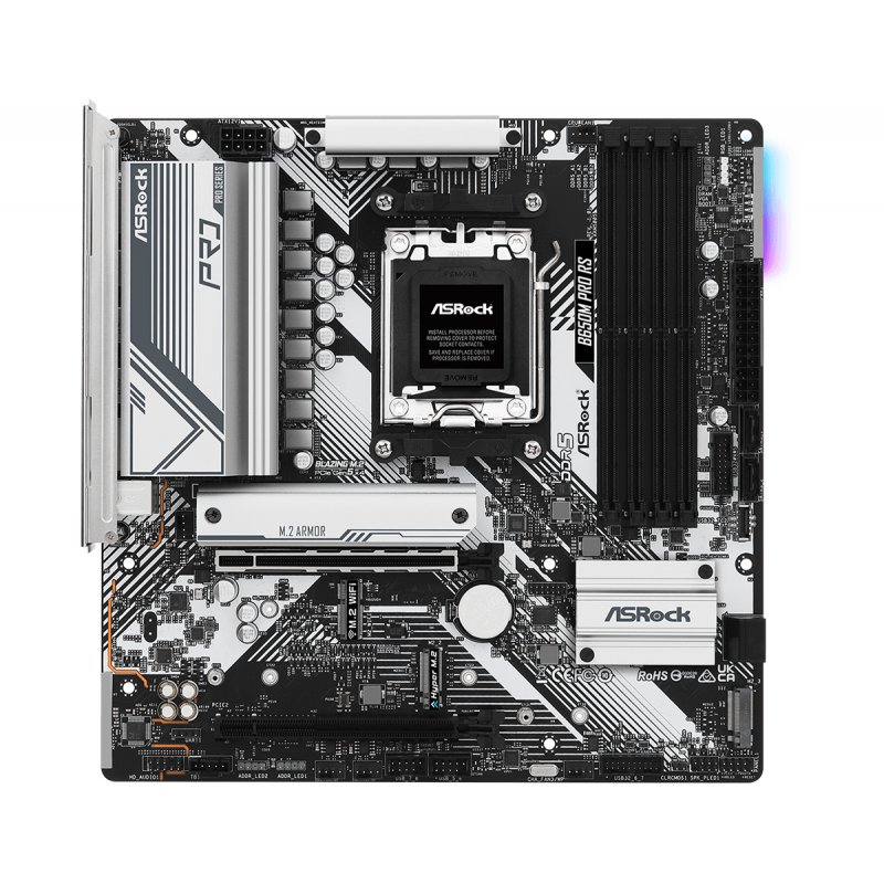 Asrock B650M Pro RS AMD B650 Emplacement AM5 micro ATX