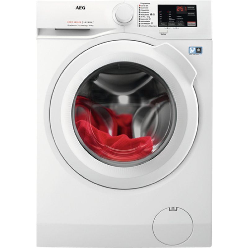 AEG L6FBA51480 washing machine Front-load 8 kg 1400 RPM A White
