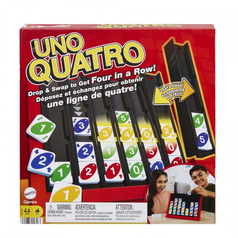 Games UNO Quatro Card Game Shedding