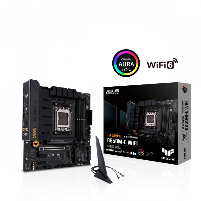 ASUS TUF GAMING B650M-E WIFI AMD B650 Emplacement AM5 micro ATX
