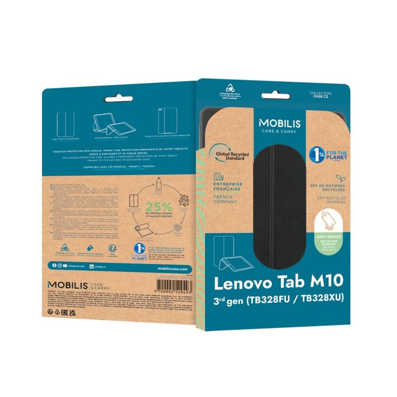 RE.LIFE Case Lenovo TabM103rdG3rd gen 10.1'' - Black