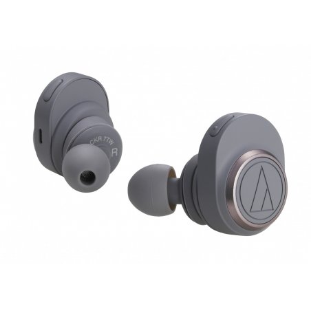 Audio-Technica ATH-CKR7TW Headset Wireless In-ear Calls/Music Micro-USB Bluetooth Grey