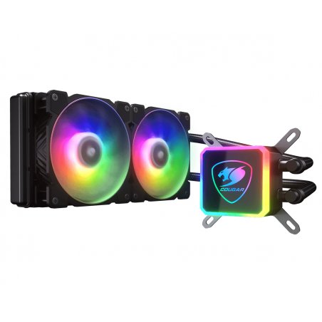 COUGAR Gaming AQUA ARGB Processor All-in-one liquid cooler 14 cm Black