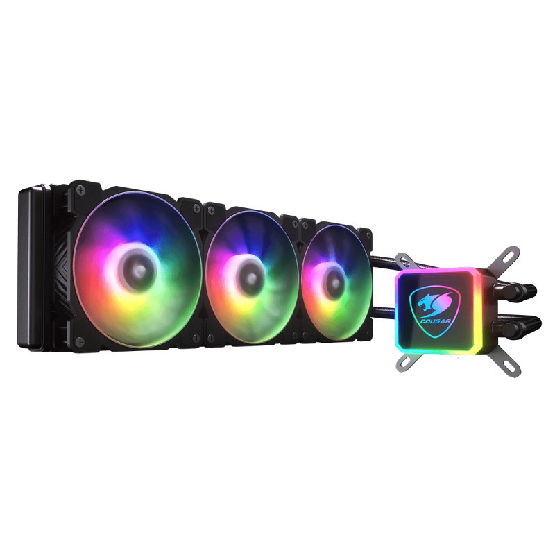Kit Watercooling AIO Cougar Aqua ARGB - 360mm (Noir)