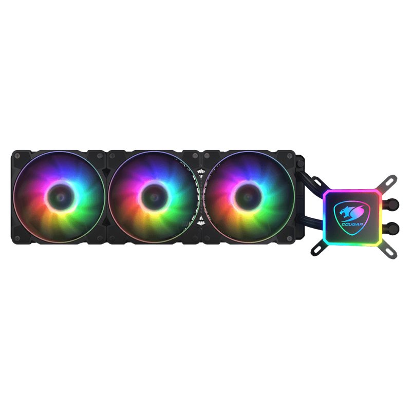 COUGAR Gaming AQUA ARGB Processor All-in-one liquid cooler 12 cm Black