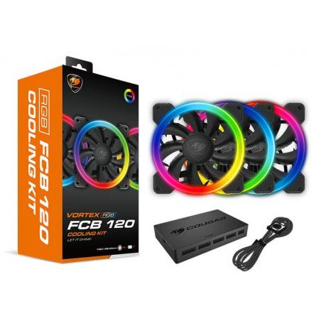 COUGAR Gaming Vortex RGB FCB 120 Computer case Fan 12 cm Black