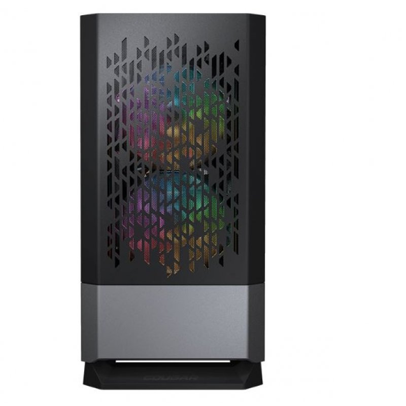 Boitier Mini Tour Micro ATX Cougar MG140 Air RGB avec panneau vitré (Noir)