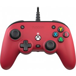 Nacon Pro Compact Controller Rouge pour Xbox Series, Xbox One et Windows 10