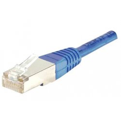 Cable RJ45 patch F/UTP CAT 6 - 2m BLEU Cuivre 250 Mhz