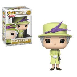 LA FAMILLE ROYALE - POP N° 01 - Reine Elizabeth II avec tenue verte