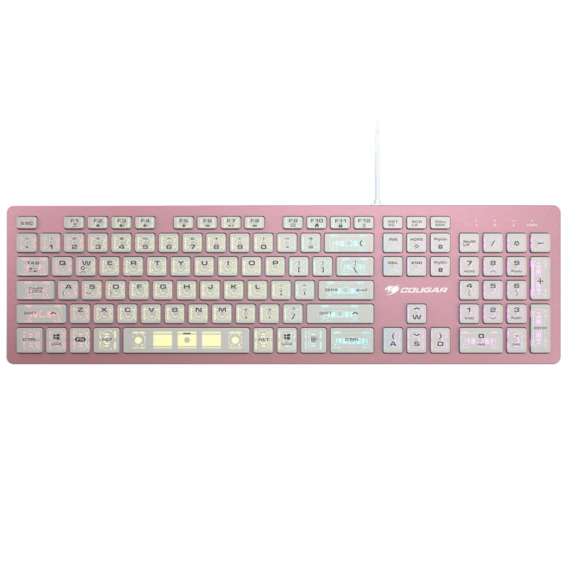 Clavier Gamer Cougar Vantar AX RGB (Rose)
