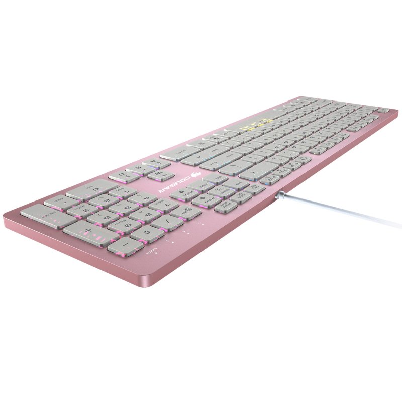 COUGAR Gaming Vantar AX clavier USB AZERTY Français Rose