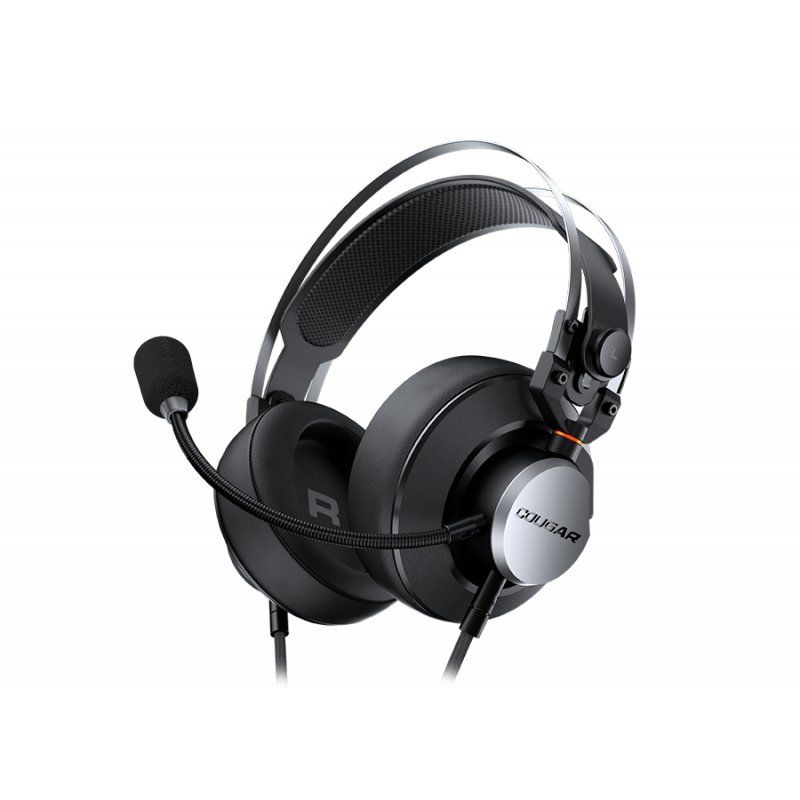 Casque Gamer filaire Cougar VM410 (Noir/Argent)